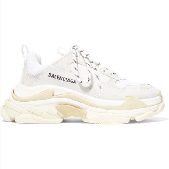 balenciaga triple s white 37